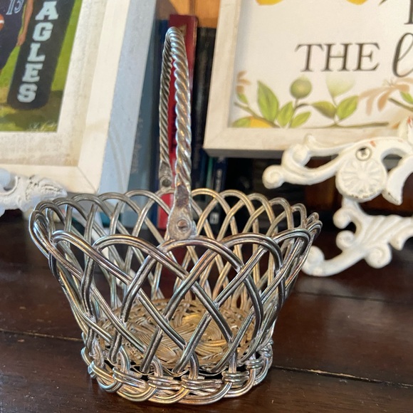 Vintage International silver plate basket